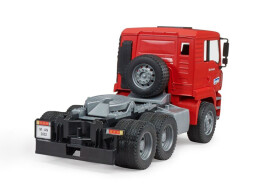 Bruder MAN TGA s návěsem a teleskopickým manipulátorem 1:16 